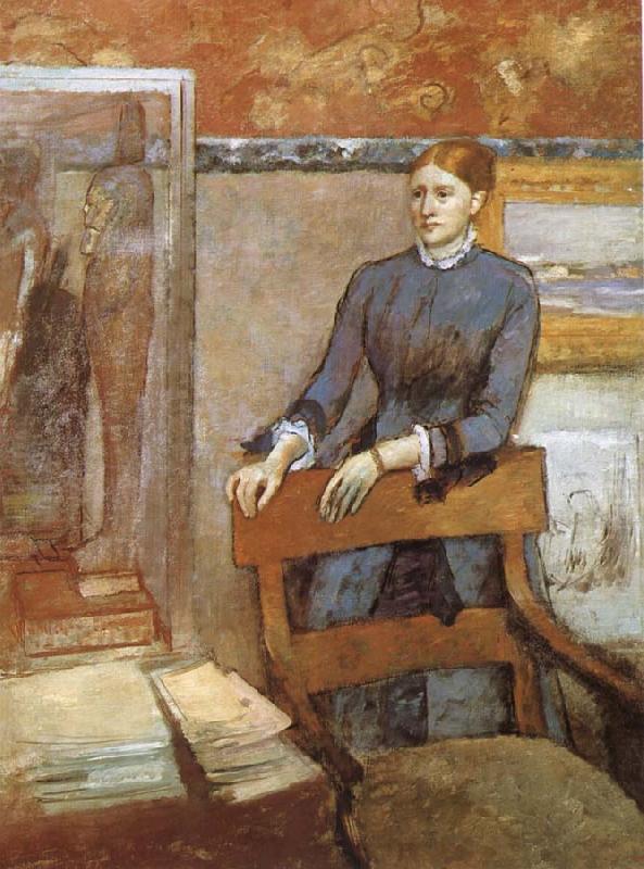 Edgar Degas Portrait of Miss Lu china oil painting image